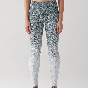 Lululemon Wunder Under Pant (Hi-Rise), Dazzle 50g Alpine White Black 8